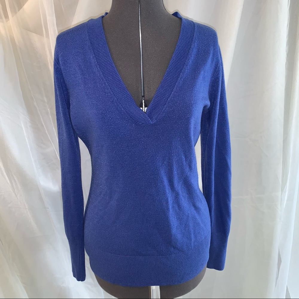 New York & Company Cozy Blue Sweater